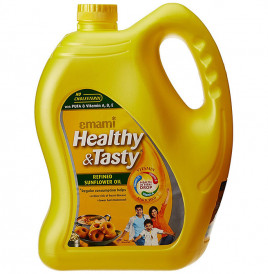 Emami Healthy & Tasty Refined Sunflower Oil  Can  5 litre